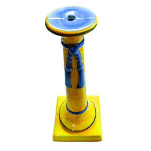 Decoratie vaas yellow/blue