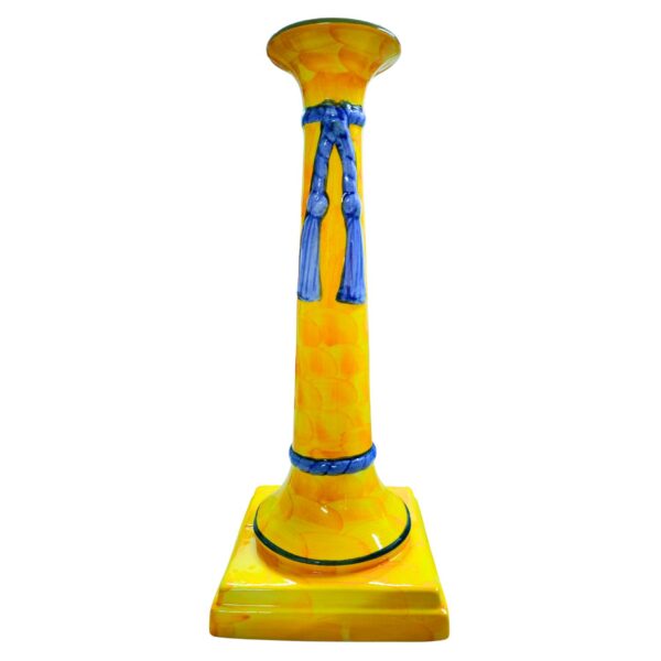 Decoratie vaas yellow/blue