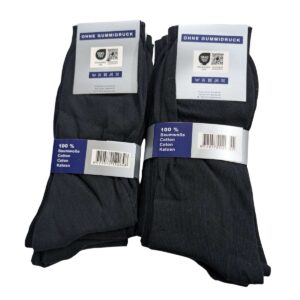 Katoenen Herensokken zwart 4-pack - Afbeelding 2