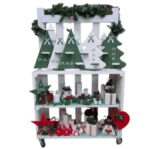 Houten kerstdecoraties