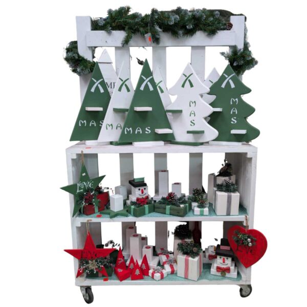 Houten kerstdecoraties