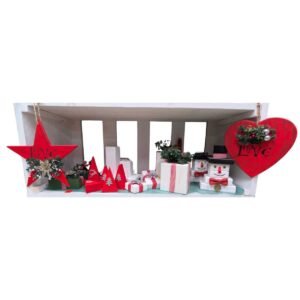 Houten kerstdecoraties