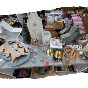 Partij 15 Partij Kerstdecoraties voor Markt en Handel