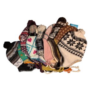 Partij gekleurde Sherpa mutsen voor Markt en Handel