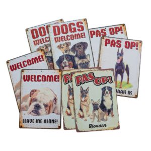 Partij Plenty Gifts Waakbordjes Honden voor Markt en Handel