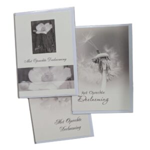 Partij Rouwkaarten met envelop