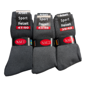 Multisocks "NAFT" grijs 10 paar