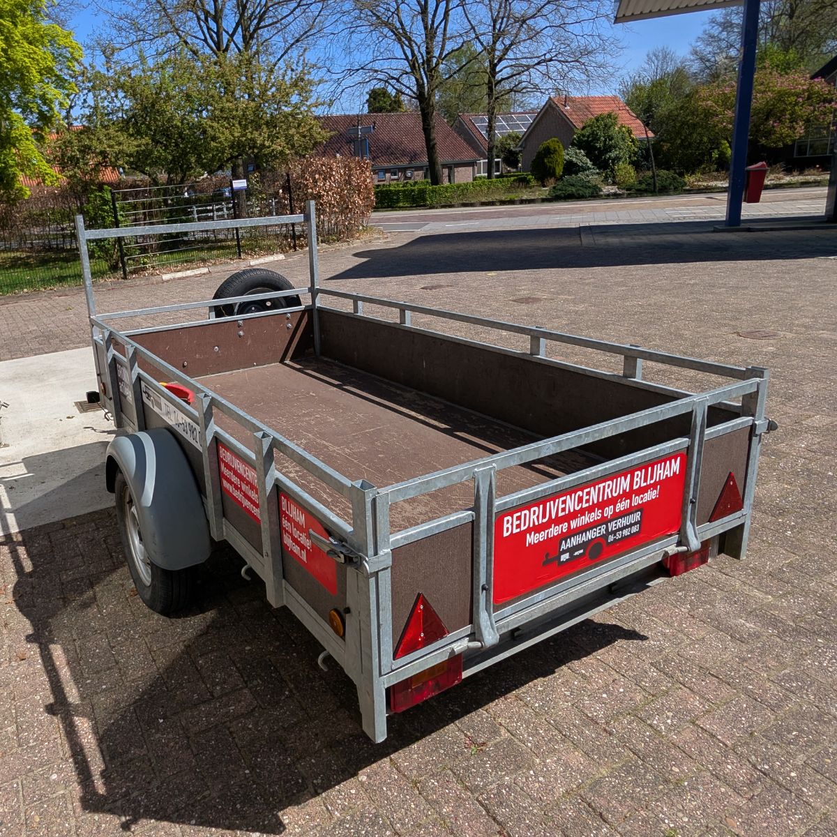 Open aanhangwagen enkelas met disselbak - Afbeelding 3