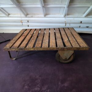 Vintage salontafel - palletwagen